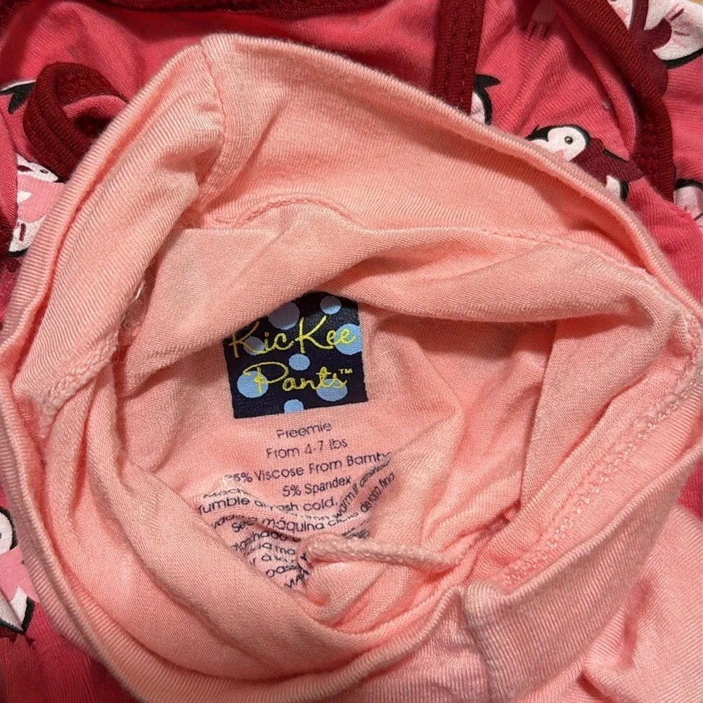 Baby girl newborn bamboo bundle Kickee Pants carters pink